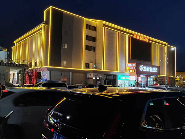 墨竹工卡楼体亮化